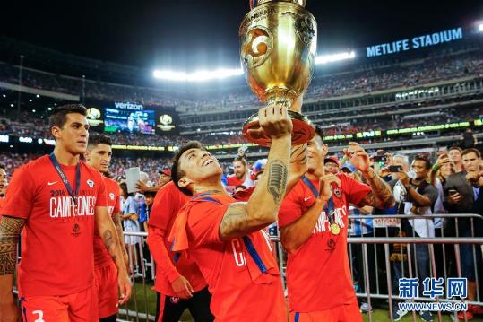 智利点球击败阿根廷 夺得百年美洲杯冠军