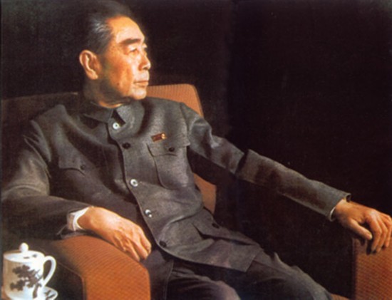 1973年1月，“文化大革命”中的周恩来。