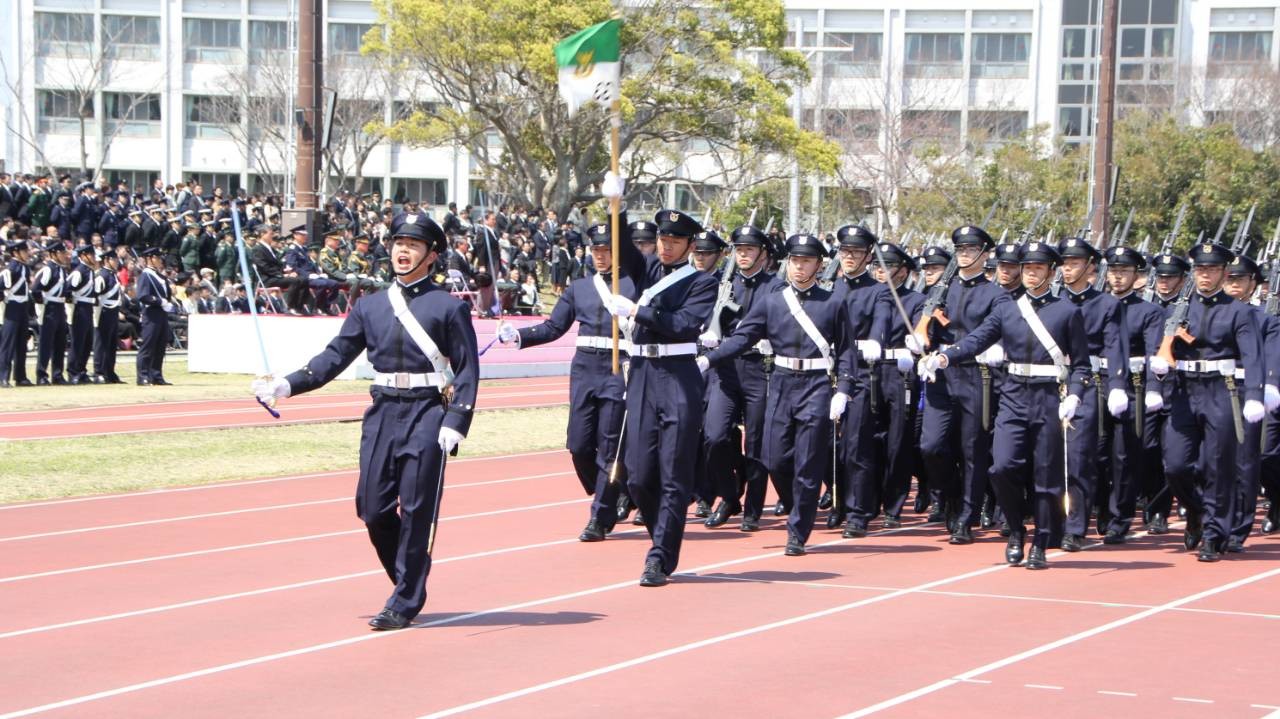 探营!日本防卫大学开学仪式"以中朝为敌"