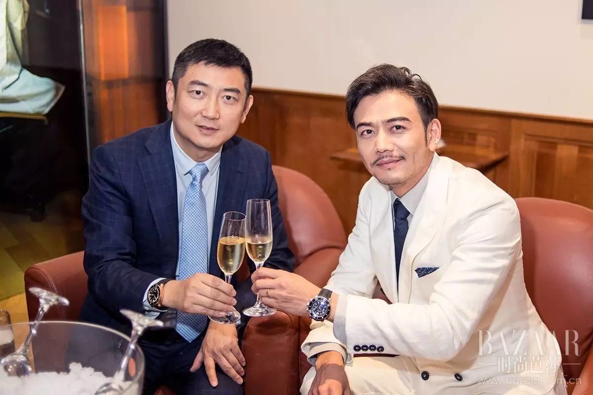 杨烁 宝珀blancpain中国区副总裁廖昱先生 聊嗨了,我们男神还与对方