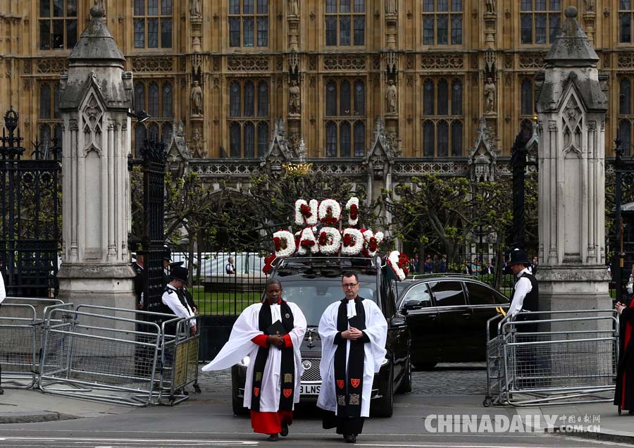 英国伦敦举行恐袭殉职警察葬礼