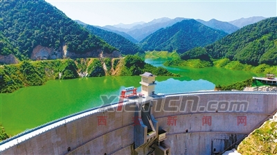 李家河水库的投入运行,解决了西安东部地区的供水问题. 记者谢伟摄