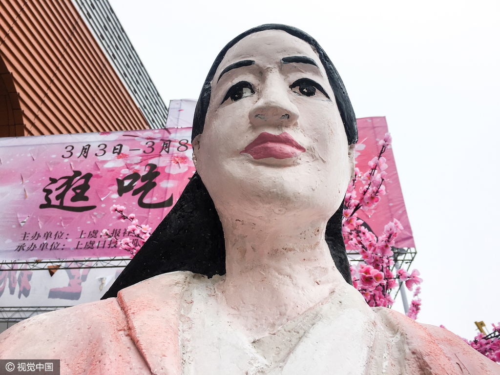 浙江现巨丑"三生三世"蜡像 网友直呼"辣眼睛"